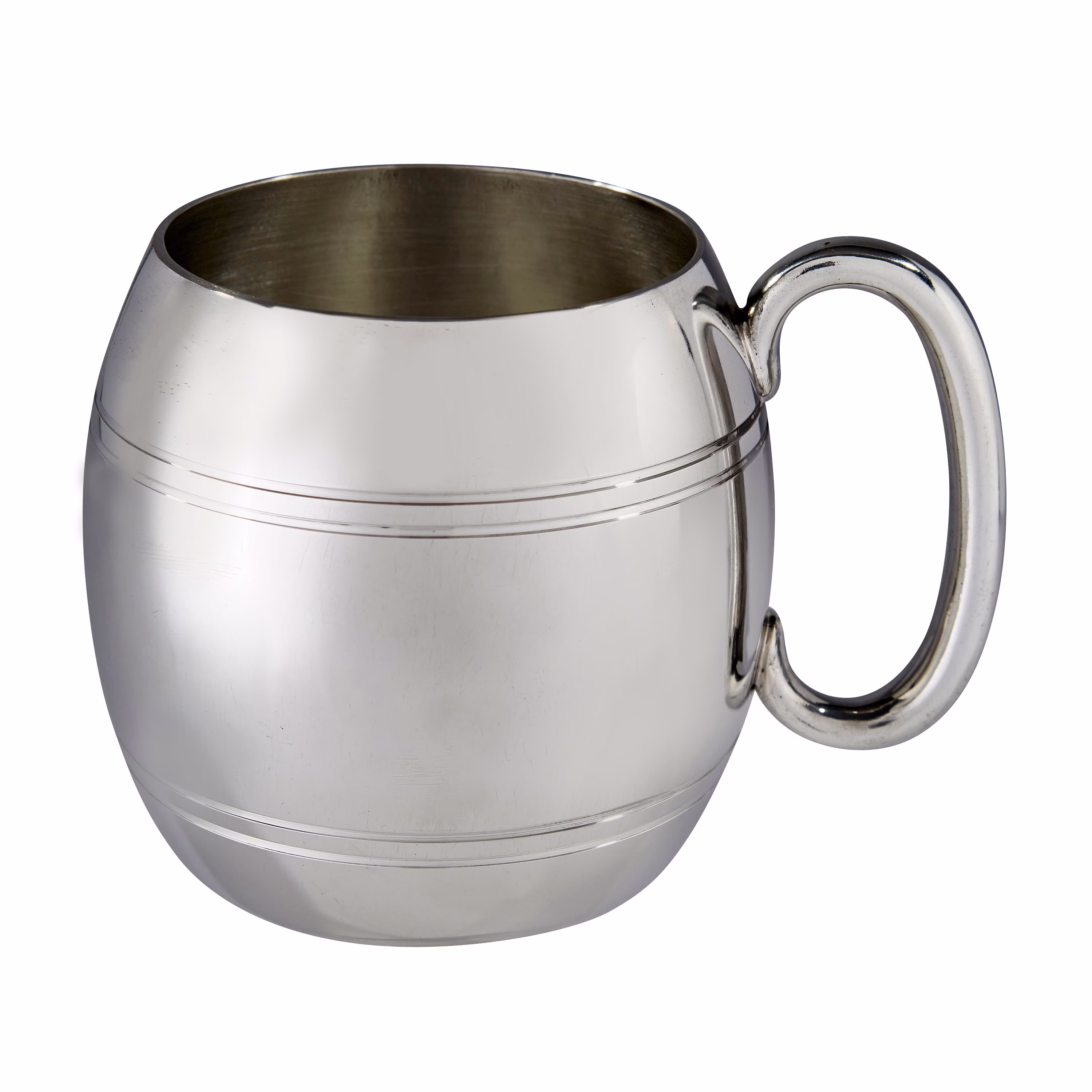 Barrel Shaped 1 Pint Wentworth Pewter Tankard