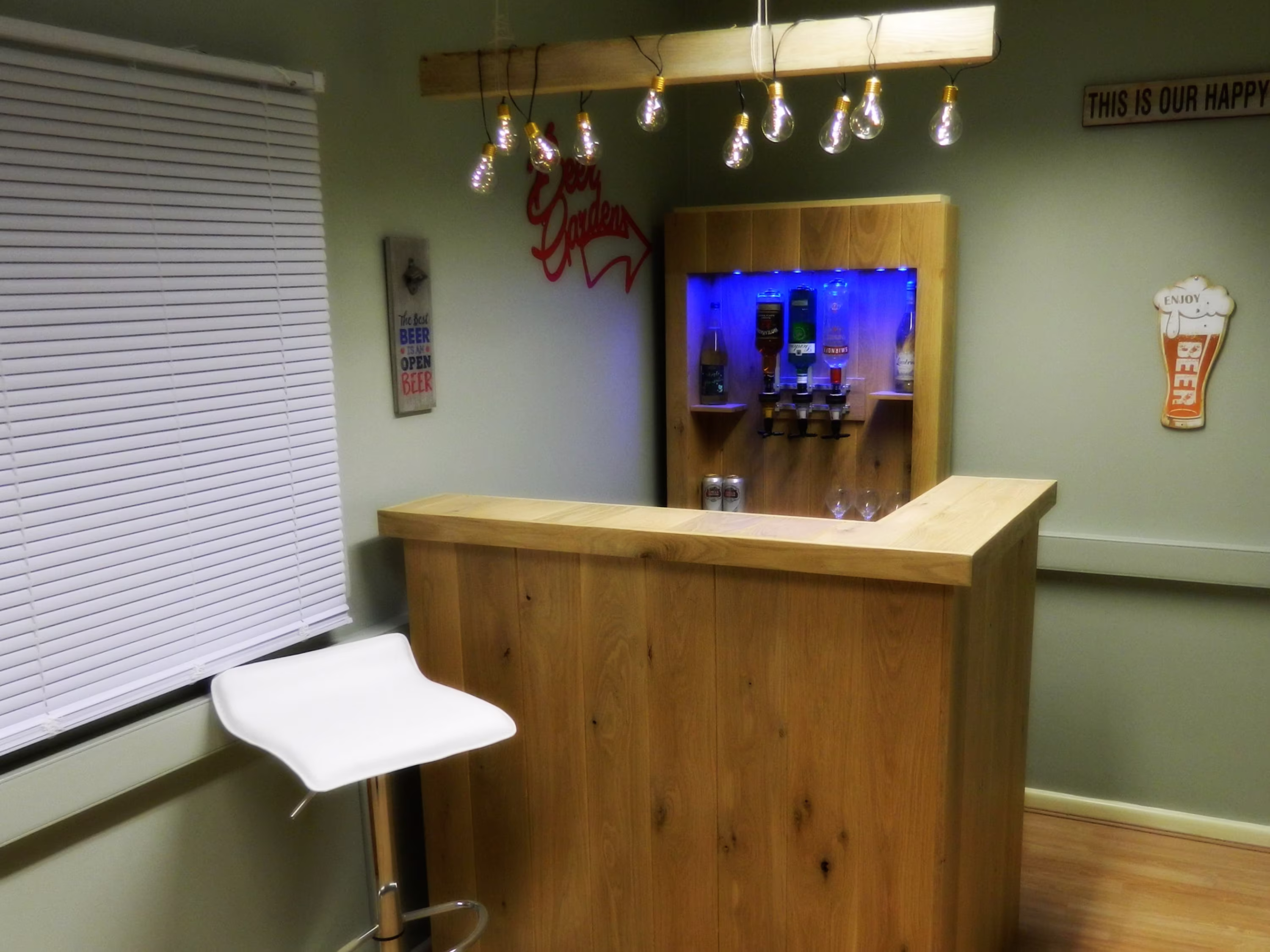 The Original Home Bar Micropub - Solid Oak