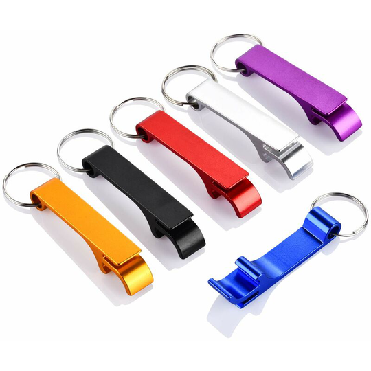 Colorful Mcyye Beer Bottle Openers, Premium Metal Keychain Bottle Opener, Beverage Bottle Opener for Men, Women, Small and Practical, Easy to Carry,