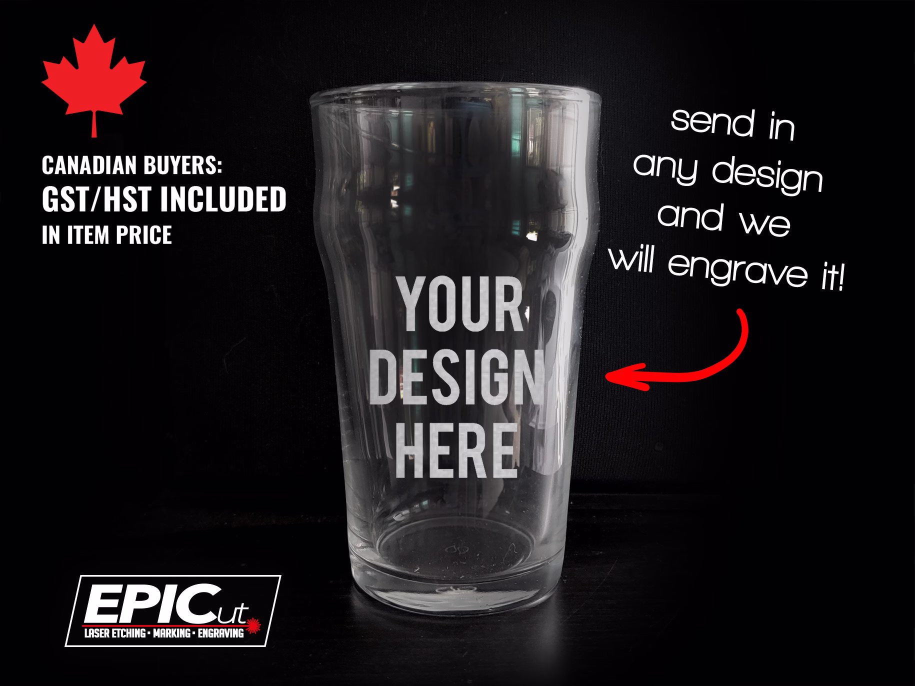 Custom Engraved British Pub Glass - Etched Glassware/Craft Beer 20Oz Pint Wedding Favors Groomsmen Bachelor Gift
