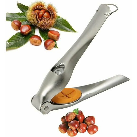 Chestnut Tongs Chestnut Peeler Chestnut Nutcracker Hazelnut Beer Bottle Opener/Corkscrew Multifunctional Kitchen Tool
