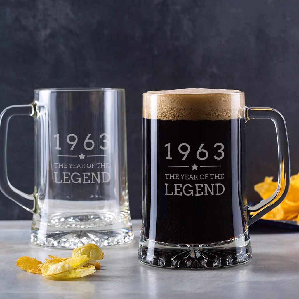 Engraved Tankard -"1963 Year Of The Legend