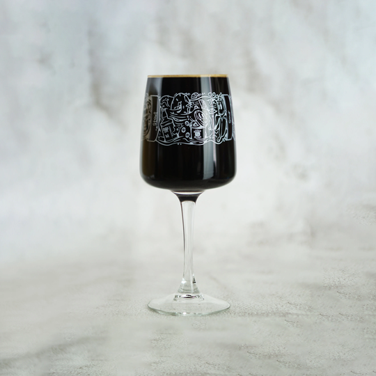 Segmented Can - Mix 12.3Oz Stemmed Edel Craft Beer Glass