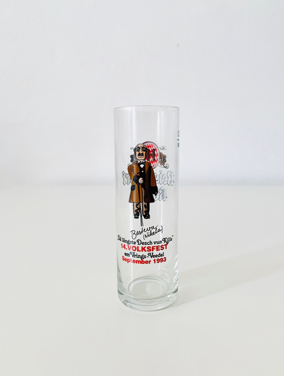 Reissdorf Kolsch 14. Volksfest September 1993 Collectible Beer Glasse, Made in Germany