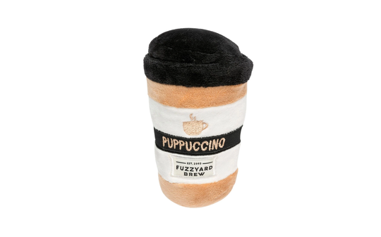 Puppuccino Coffee Cup Hilarious Parody Drink Dog Toy With Squeaker