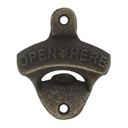 Wall Mounted Bottle Opener, 2 Pack Vintage Style Cast Iron Beer Bottle Opener