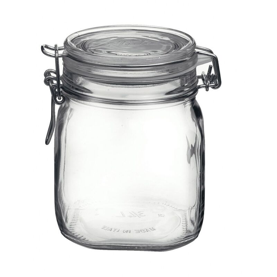Fido Round Storage Jar Clear Lid - size 3/4L [008104] - Bormioli Rocco