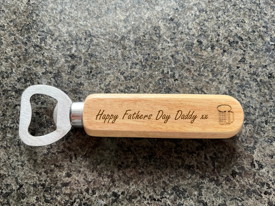 Fathers Day Bottle Opener, Personalised Fathers Gift, Daddy Grandad Gift