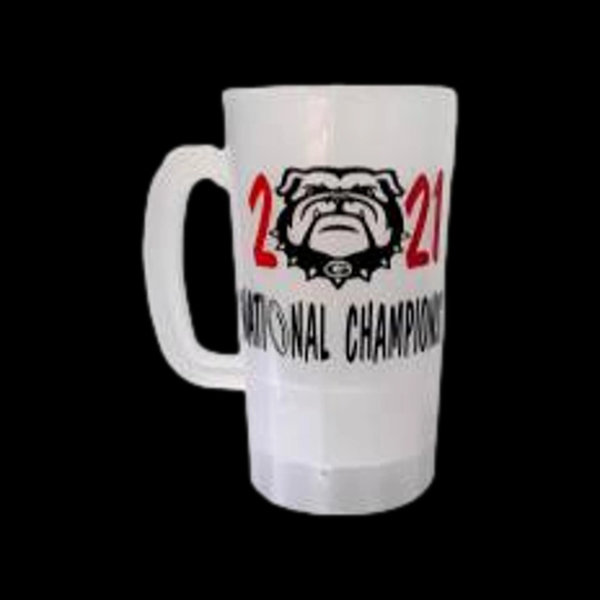 1 Customized 32 Ounce Beer Mug, Many Colors Offered. Made in The Usa