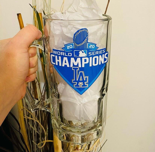 Dodgers Championship Beer Mug, Mugs, 2020 Baseball Mug
