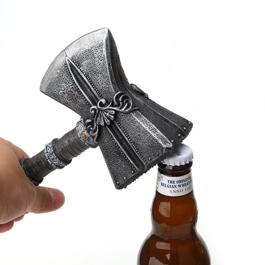 1pcs ax bottle opener, ax corkscrew, ax beer bottle opener, unique souvenir gifts, perfect beer gift for friends, removable handle bottle opener home