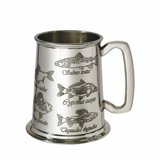 Fish 1 Pint Wentworth Pewter Tankard