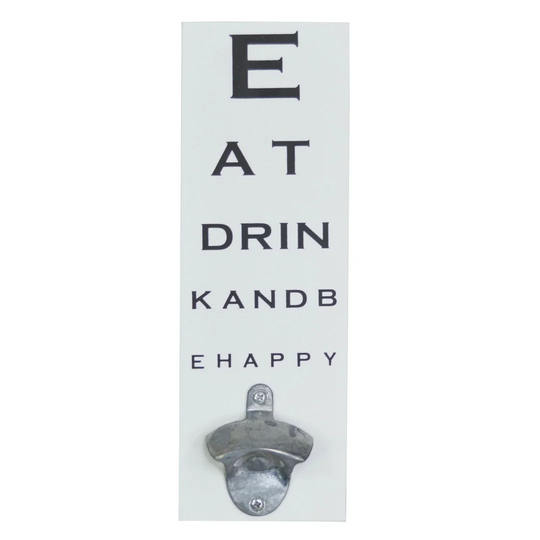 Elevus Retro Funny 'Eye Test' Soft Drink & Beer Bottle Opener