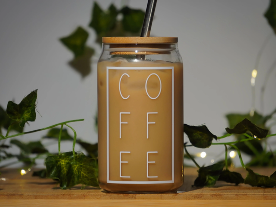 Coffee // Ice Beer Glass Cup