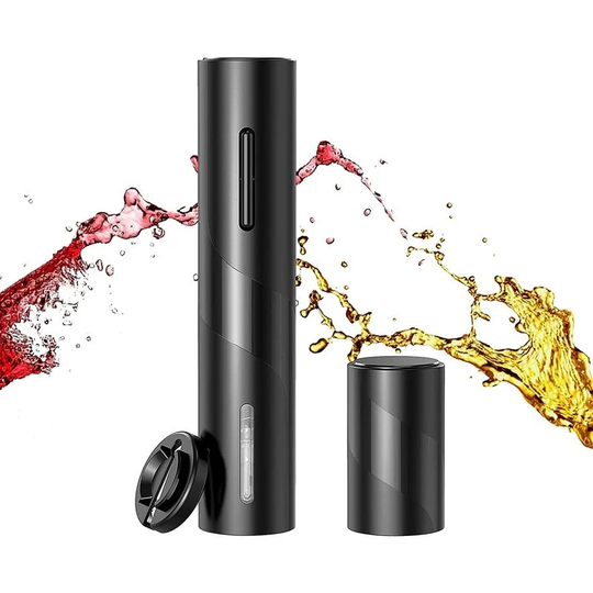Electric Corkscrew, Automatic Electric Corkscrew, Beer Bottle Opener, Bottle Opener Set With Foil Cutter, Battery Operated Electric Bottle Opener,