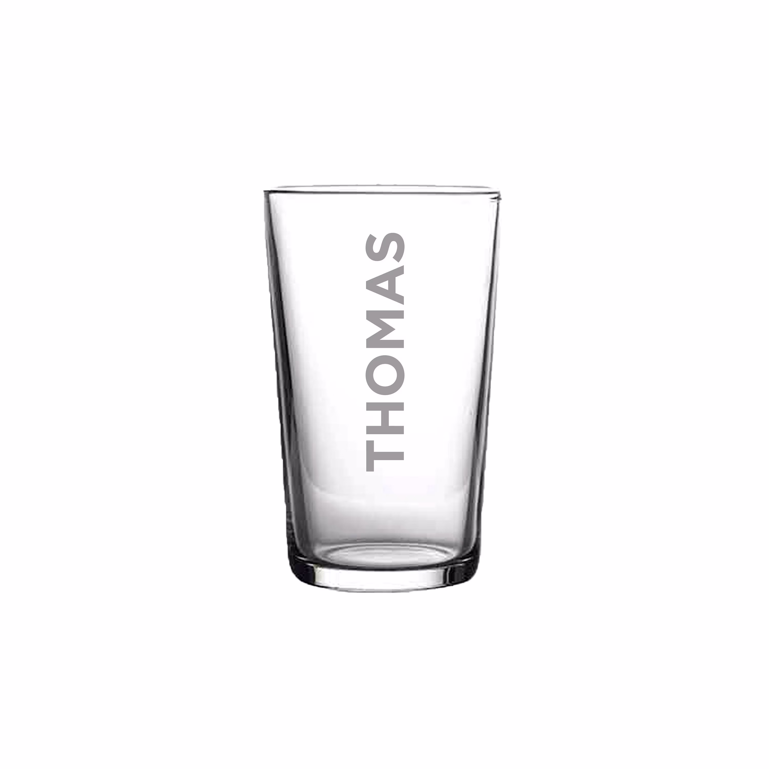 Personalised Engraved Name Pint Glass, Glass Dad, Custom Father's Day Gift, Best Man Wedding Gift