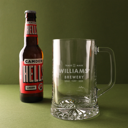 Personalised Home Brewery Beer Glass Tankard - Personalized Gifts For Men Him Birthday Present Friends
