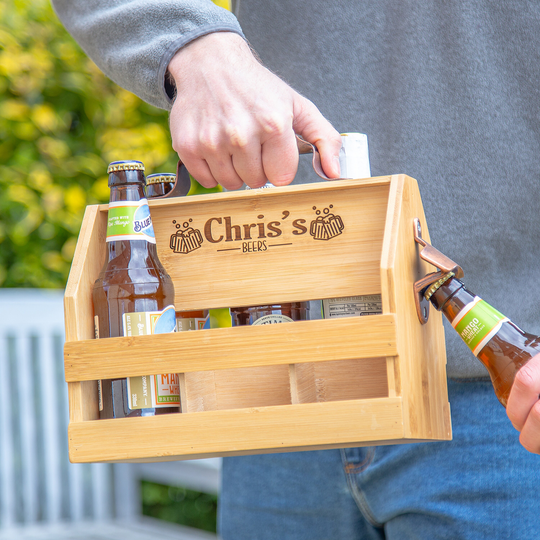 Personalised Beer Bottle Carrier