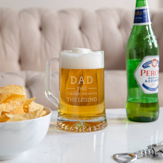 Personalised Beer Tankard Engraved Pint Glass