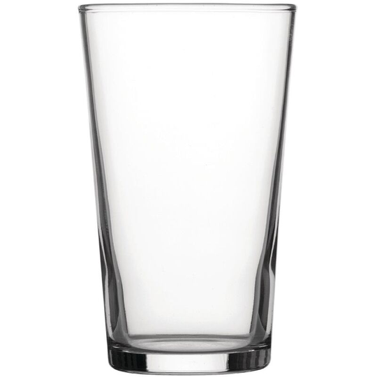 Toughened Conical Beer Glasses 280ml ce Marked Pack of 48 - DY268 - Utopia