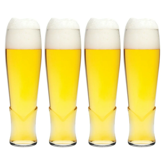 4 X Single Craft Wheat Beer Glass