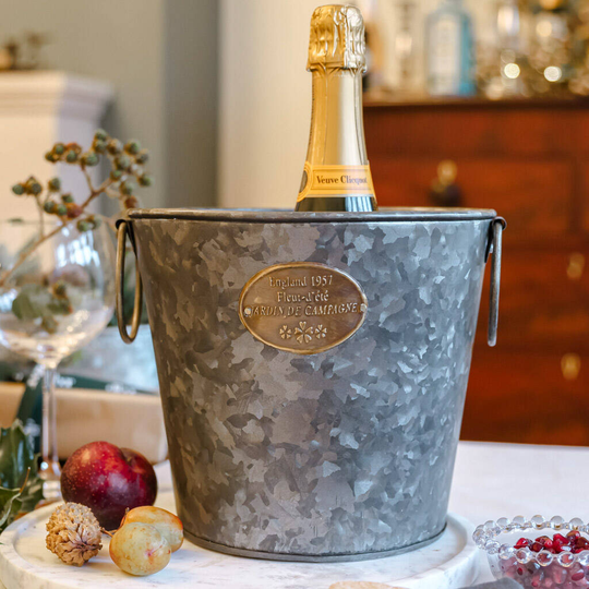 Vintage Bottle Ice Bucket With Handles
