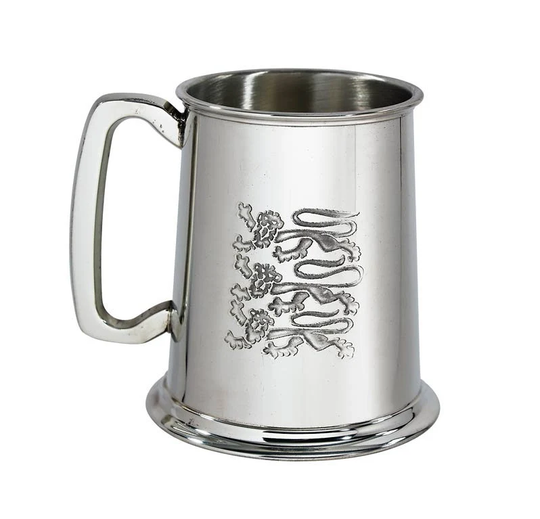 Three Lions Pint Wentworth Pewter Tankard