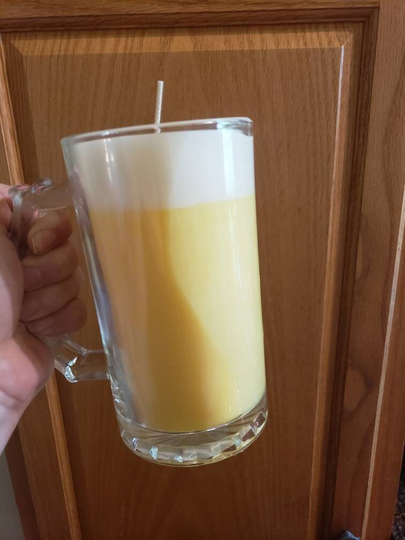 Summer Shandy Beer Candle