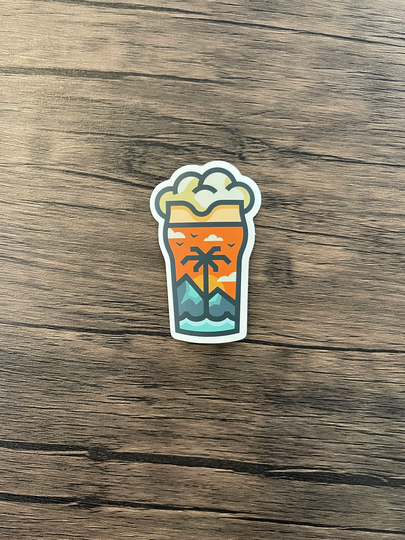 Brewlifornia Beer Glass Sticker/Stickers Craft Beer