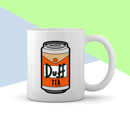 The Simpsons Duff Tea Beer Mug, Homer Simpson Mug For