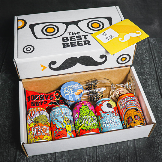 Beavertown Beer Gift Set With Glass And Snacks