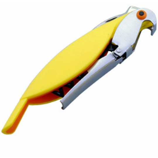 Red Wine Beer Bottle Opener For Bar Parrot Bird Bottles Corkscrew Yellow Thsinde