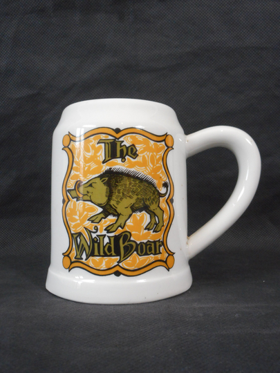 A Gorgeous Vintage French Pillivuyt The Wild Boar Ceramic Tankard/Beer Mug
