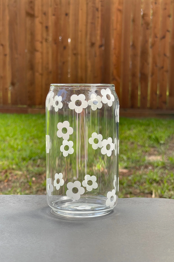 Flower Glass Cup
