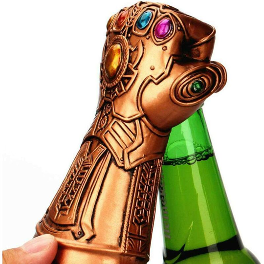 Thanos Infinity Gauntlet Bottle Opener, Marvel Infinity Gauntlet Beer Bottle Opener, Personalized Desktop Cool Beer Opener, for Bar Party Hotel Decor