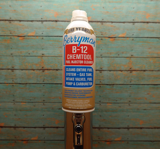 Beer Tap Handle Handmade Berryman B-12 Fuel Injector Cleaner Can - Home Bar Man Cave Keg