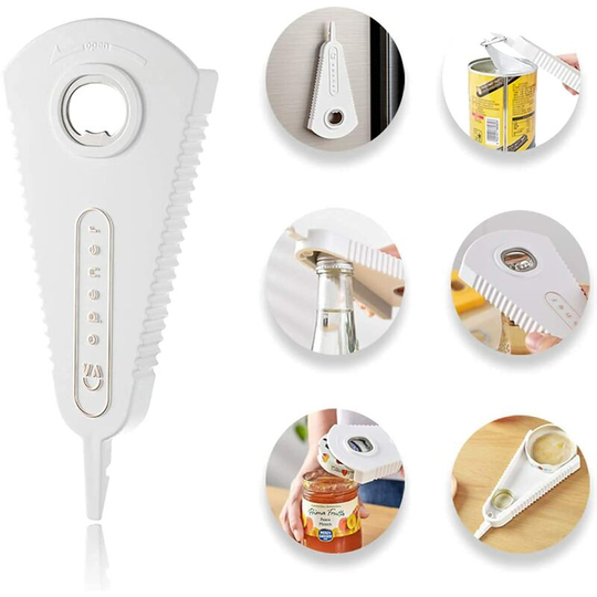 Monly - Manual Can Opener 3 in 1 Magnetic Design Multifunction Beer Bottle Opener Can Opener Kitchen Tool for Weak Hands Elderly and Arthritis