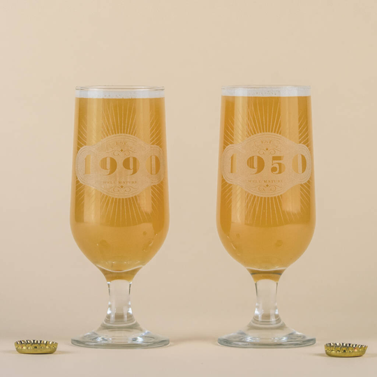 Milestone Vintage Craft Beer Glass