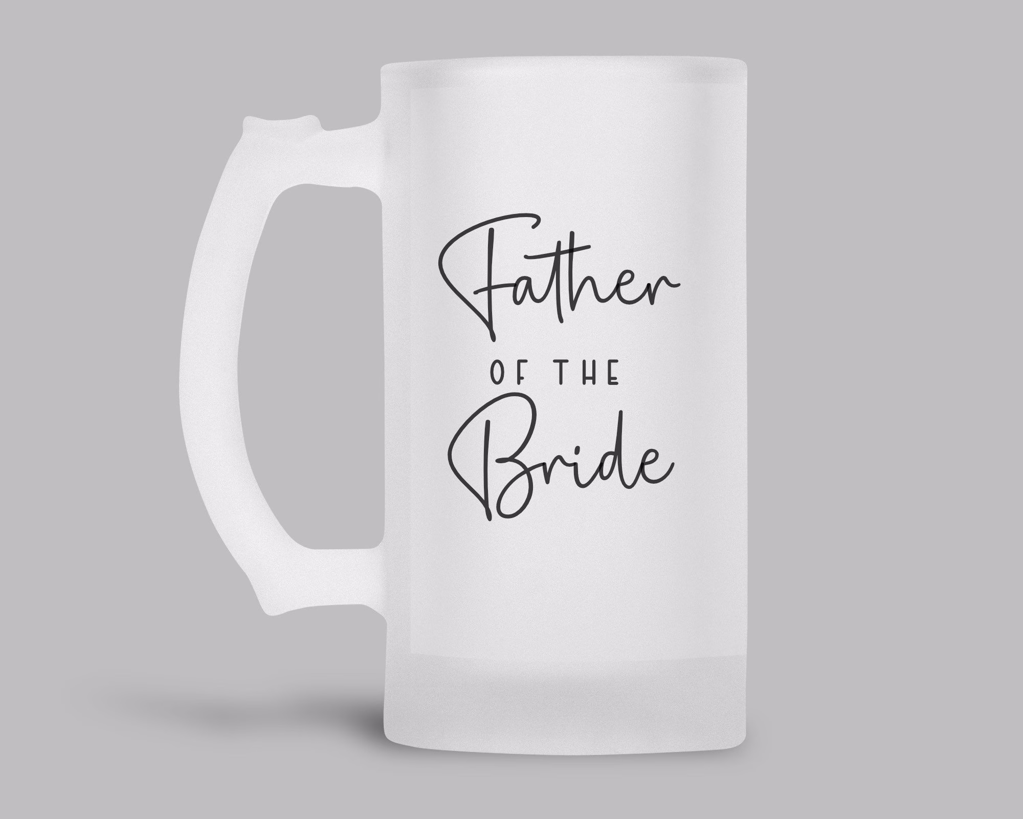 Wedding Stein, Beer Glass, Father Of The Bride Personalised Gift, Thank You Bride, Wedding Party Gift Ideas, You