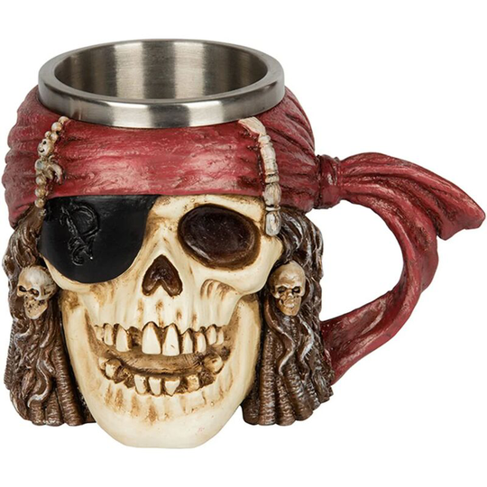 Stainless Steel Skull Mug, 3D Chalice Skull Mug Beer Mugs Medieval Skeleton Gothic Coffee Mug Horror Mug, Viking Tankard, Decoration for