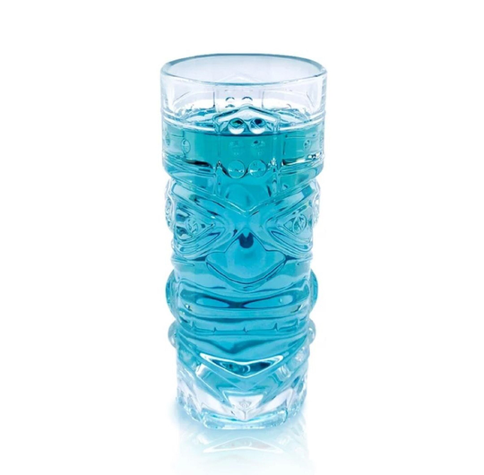 Clear Crystal Unique Shape Drinking Glass Cup Highball Wine Glasses Tall Water Tiki Cocktail
