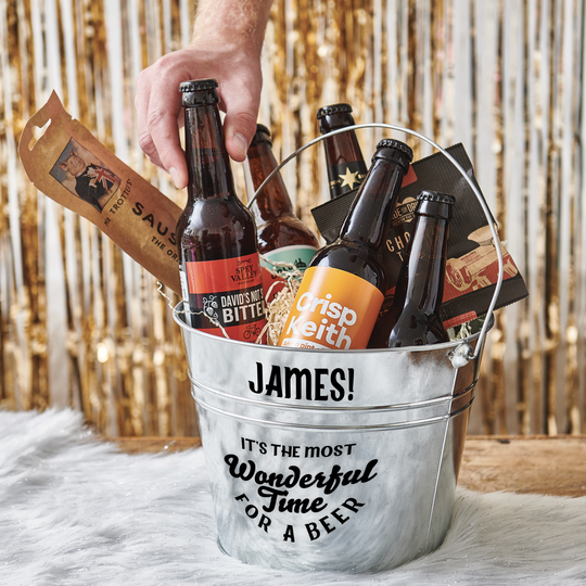 Personalised Beer Bucket Hamper