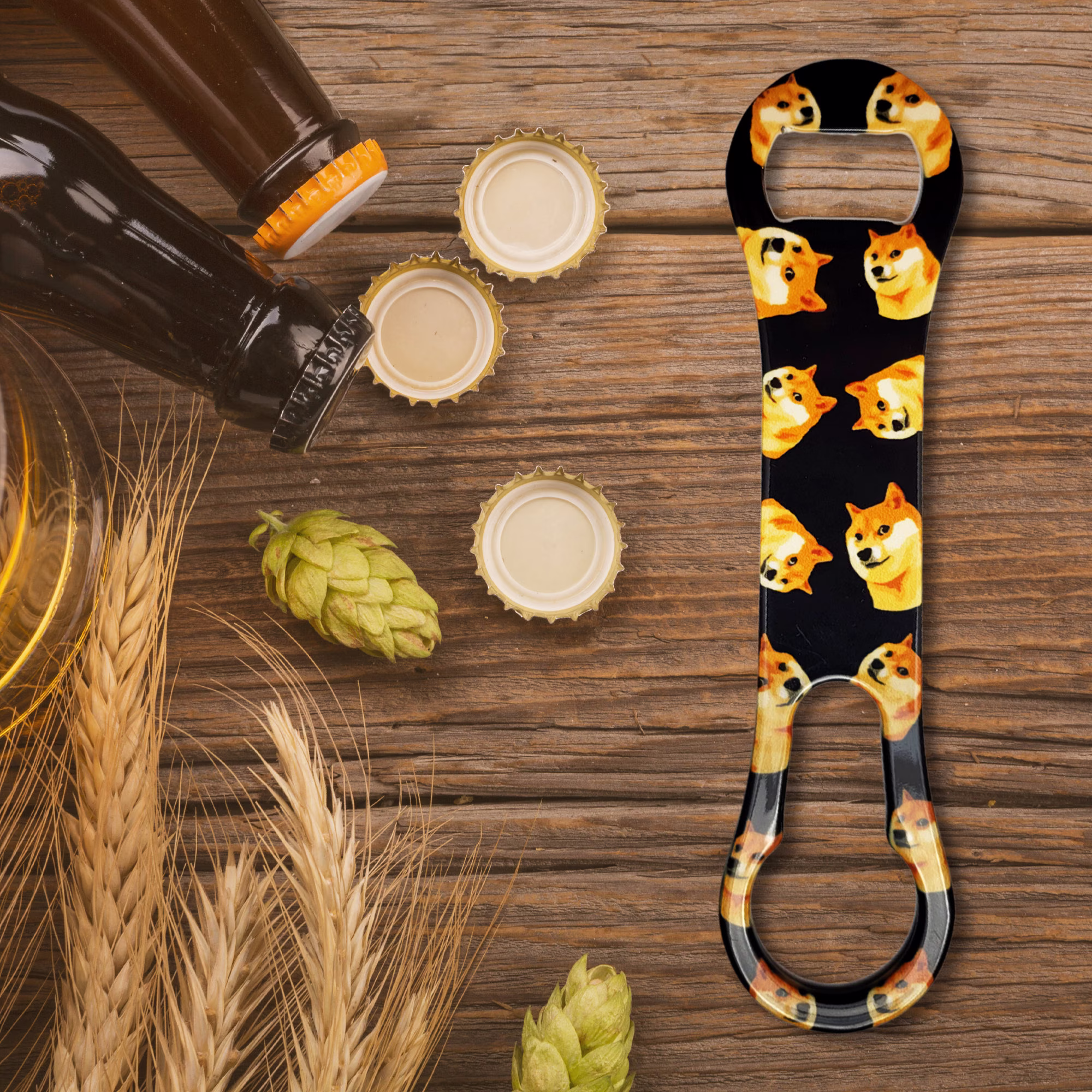 Dogecoin Bartender Bottle Opener, Vrod Bar Blade, Gifts For Bartenders