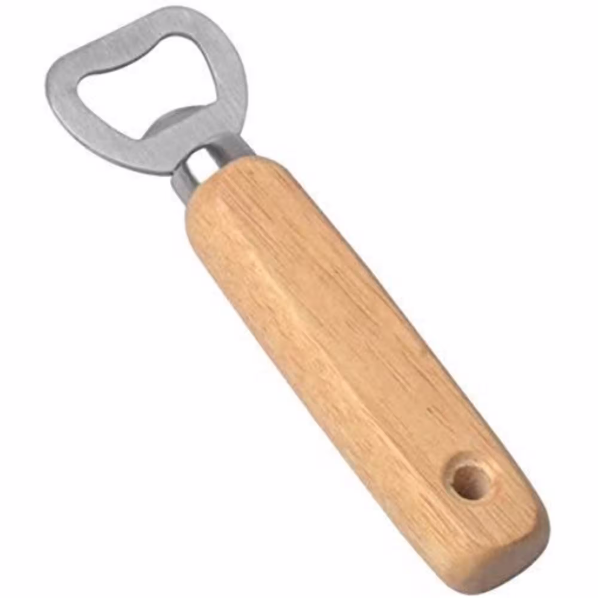 Personalised Bottle Opener With Wooden Handle For Birthday, Christmas Xmas Gift