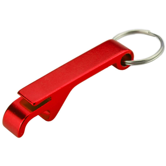 Superseller - Key Chain Beer Bottle Opener Pocket Metal Metal Split Tool Keychain Bulk Kitchen Bar Tool Accessaries with Claw Bar, Red - Red