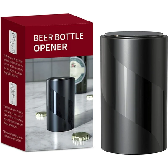 Beer Bottle Opener,Automatic Bottle Opener,Magnet Bottle Opener,Push & Pull Beer Bottle Opener,Beer Bottle Opener One Second To Open The Cap