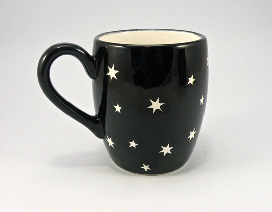 star Handmade Mug Tea Coffee Beer Food Safe Lead Free Glaze