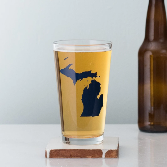 Michigan Pint Glass - Set Of 2