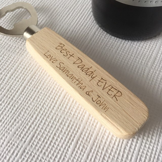 Personalised Bottle Opener, Practical Gift For Dad, Grandad, Gift, From Children