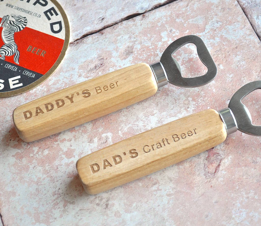 Personalised Dad's Beer Bottle Opener